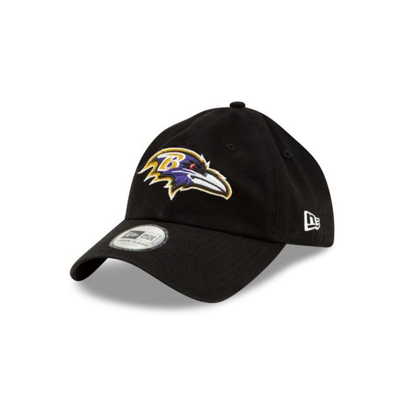 NFL Baltimore Ravens Casual Classic Adjustable (CMU5795) - Black New Era Caps